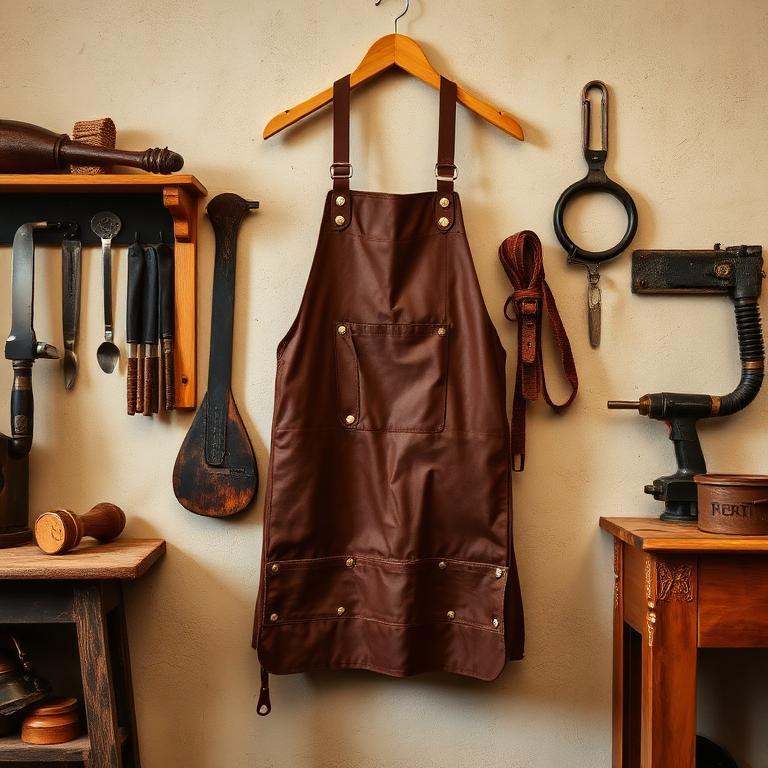 Waxed Leather Farrier Apron