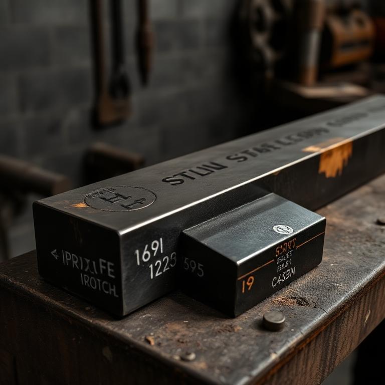 1084 Tool Steel Bar 12"